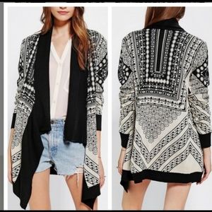 UO Urban Outfitters Staring at Stars aztec cardigan womens medium sweater open